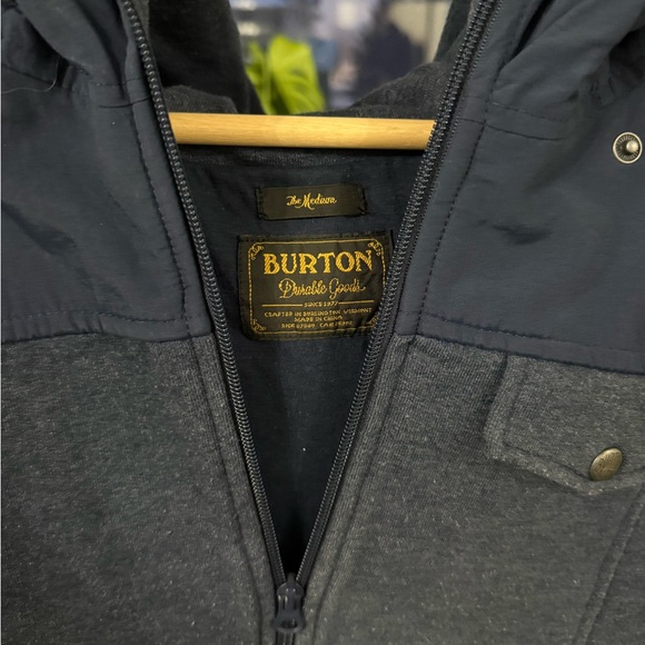 Burton Navy Hooded Vest - Picture 2 of 3